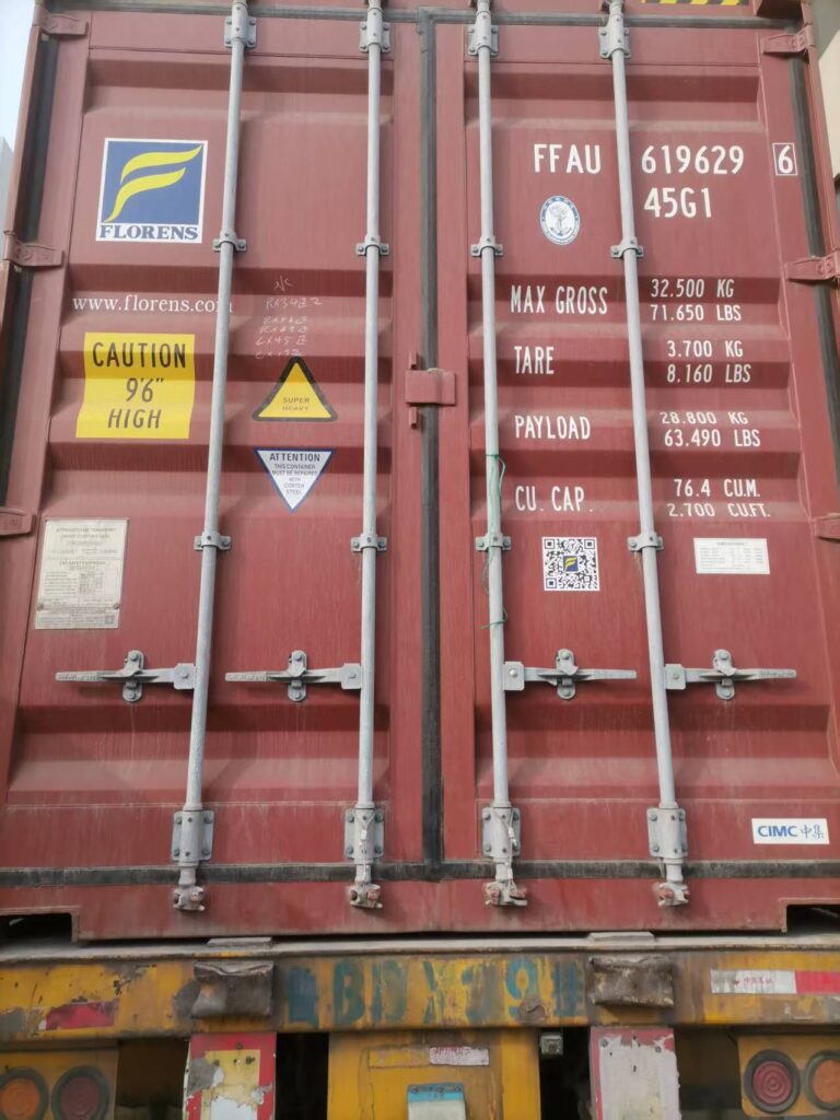 40' container fishing rods